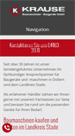 Mobile Screenshot of krause-baumaschinen.de